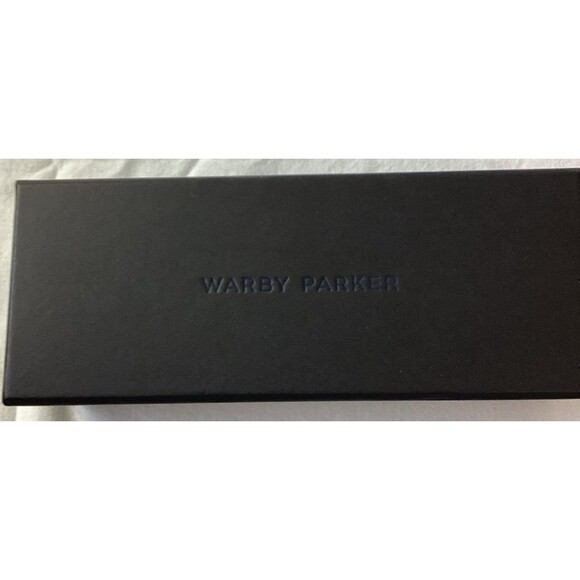 Warby Parker Glass Case Box and Microfiber Cloth Case Color Black - Picture 2 of 11